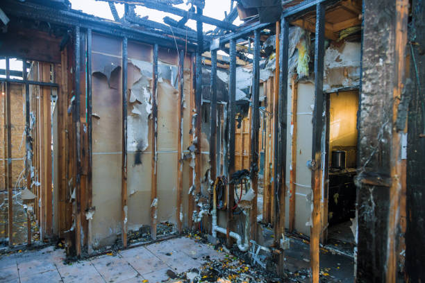 Professional Fire Damage Assessment technician working in Security-Widefield, CO